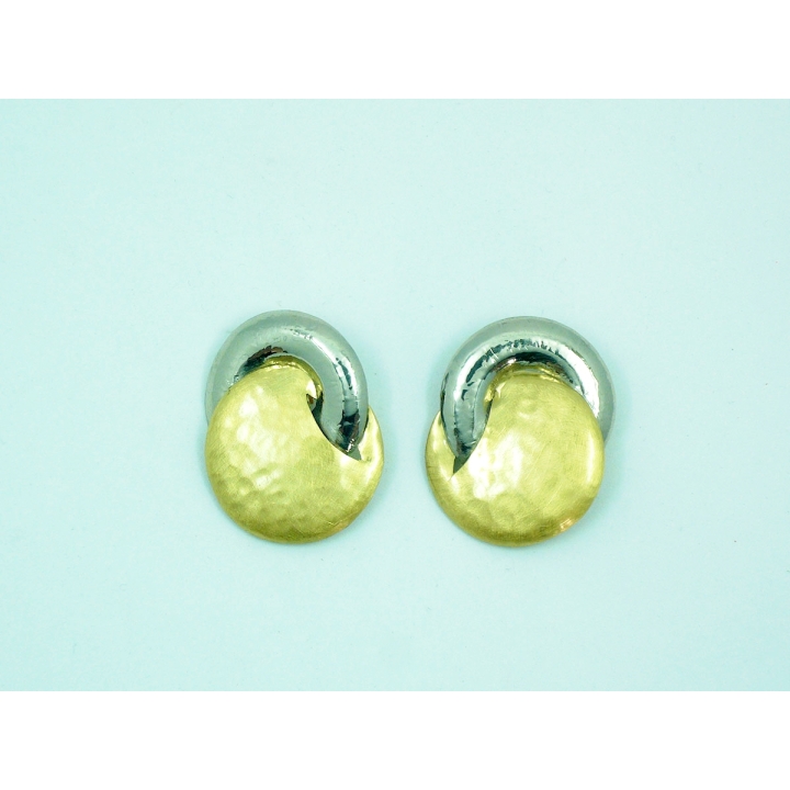boucle d'oreille double