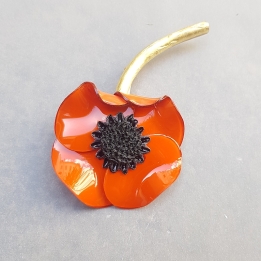 Broche Anémone