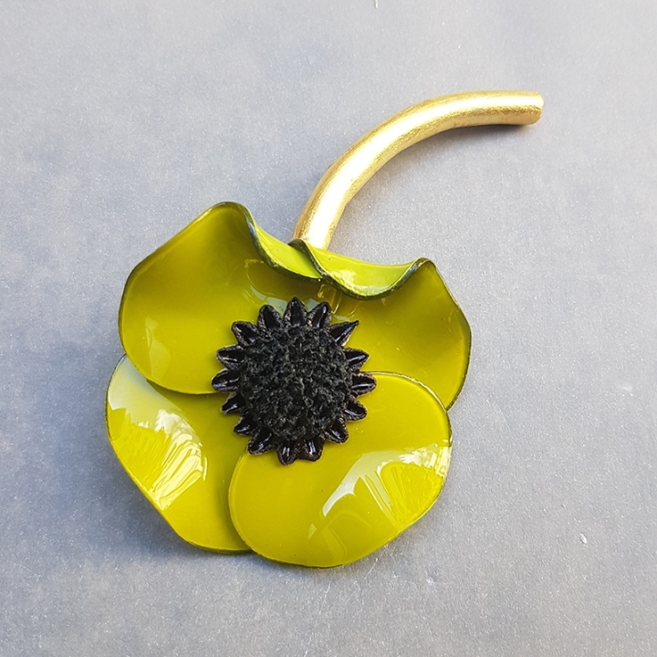 Broche Anémone