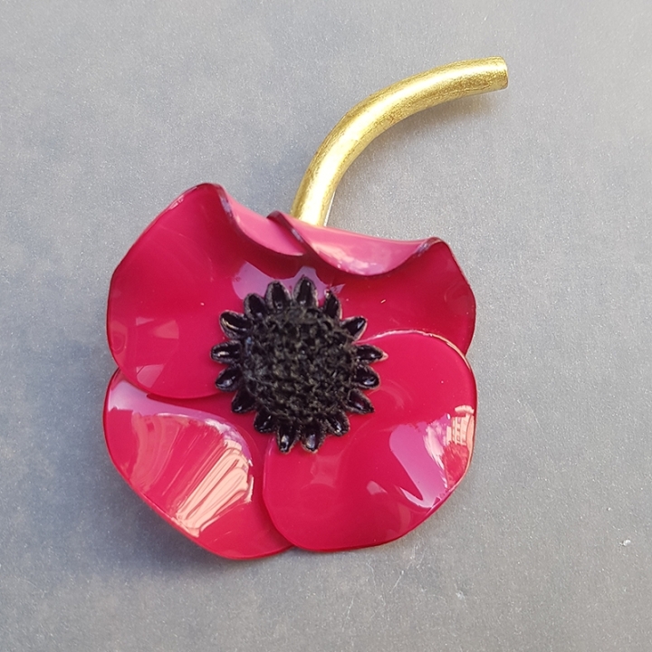 Broche Anémone