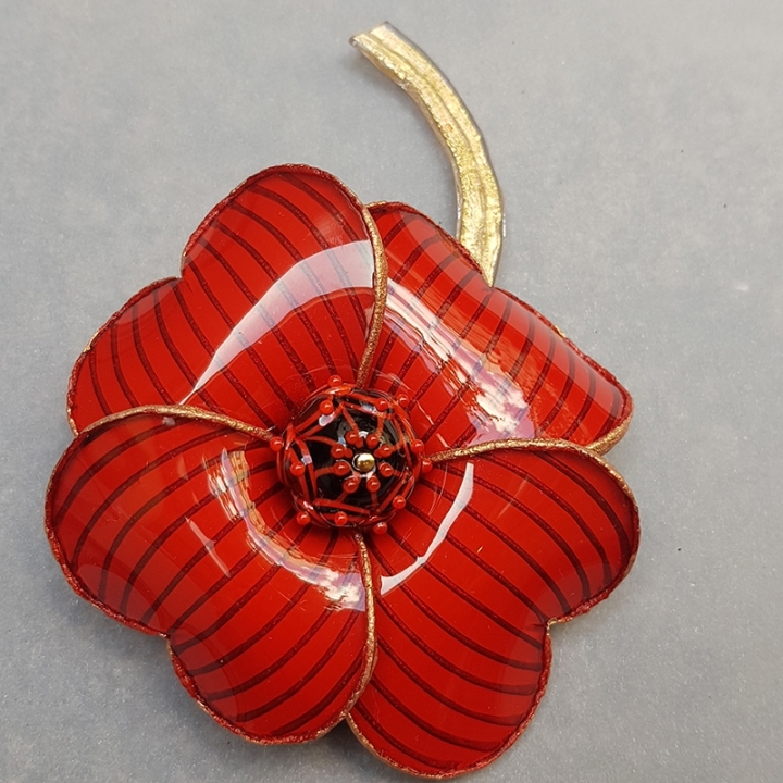 Broche Fleur Strillé
