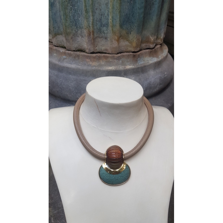 Collier Cabochon Pierre