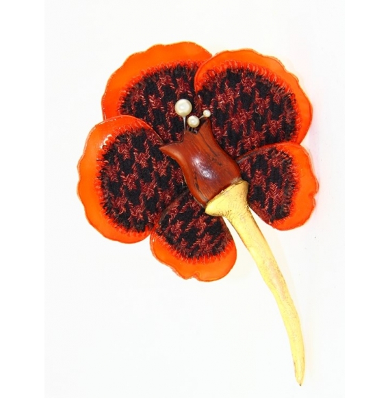 Broche fleur